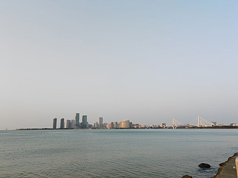 海南海口自在湾海边