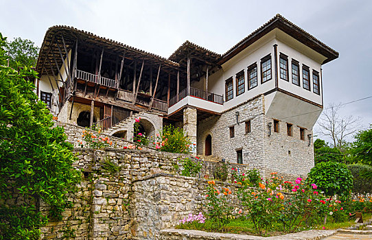 博物馆,土耳其,房子,培拉特,阿尔巴尼亚,欧洲