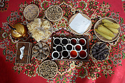 食物,茶,咖啡,红地毯,印度尼西亚,亚洲