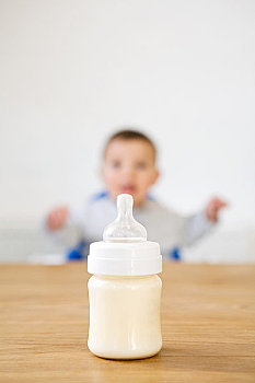 奶瓶,前景,背景