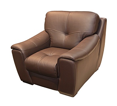 褐色,皮制扶手椅