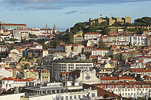 俯视,里斯本,葡萄牙