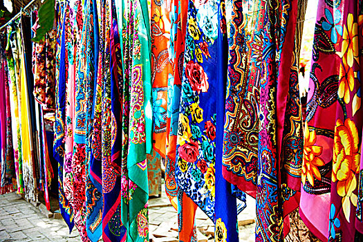 丝绸,丝巾,工艺品,手工,民族