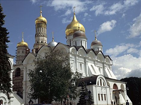 大教堂,天使长,克里姆林宫,莫斯科,俄罗斯,艺术家