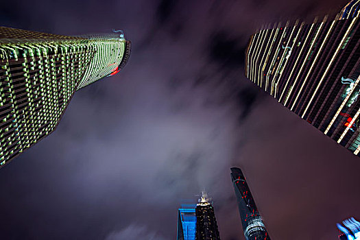 上海徐家汇夜景