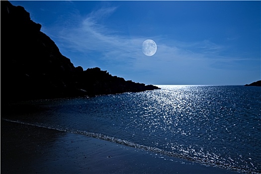 月光,湾