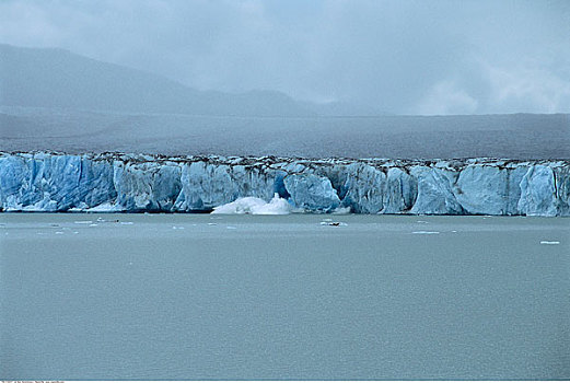 冰山,冰河,阿尔西克湖,冰河湾国家公园,阿拉斯加,美国