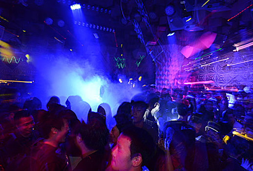 跳舞,人,迪斯科,夜总会
