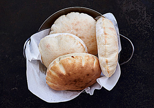 扁平面包,碗,黎巴嫩