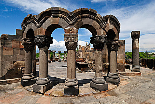 遗址,庙宇,世界遗产,亚美尼亚,亚洲