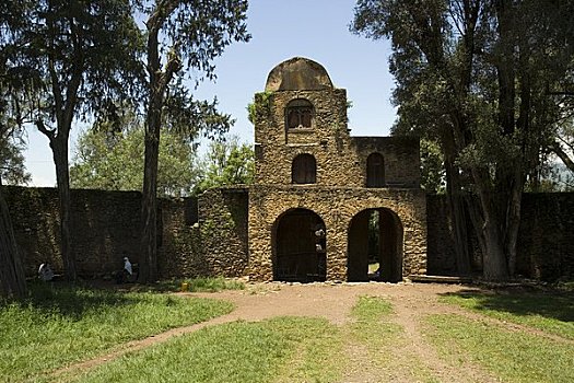 教堂,贡德尔,埃塞俄比亚