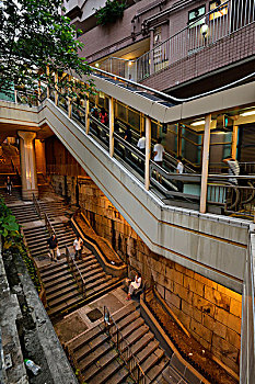 香港半山自动扶梯