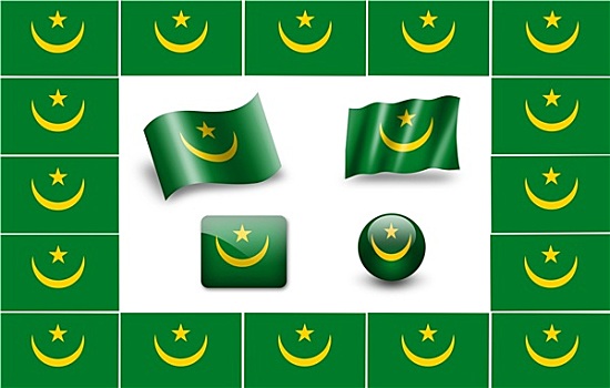 旗帜,毛里塔尼亚,象征
