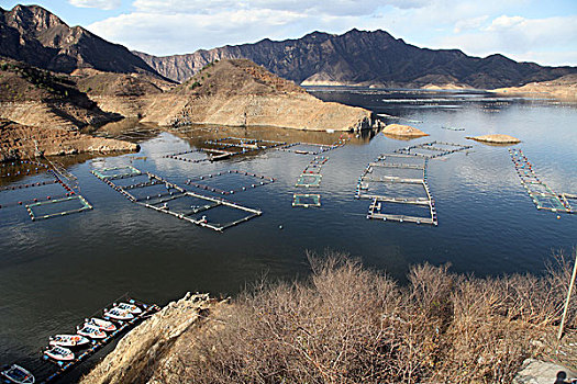 潘家口水库,大黑汀水库,水源,蓄水,水利,设施,水面,大坝,养殖,湖光山色