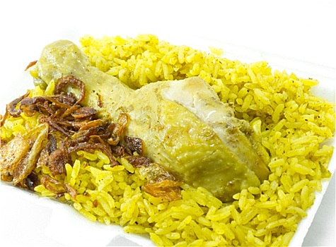 鸡肉,米饭,咖哩,印度饮食