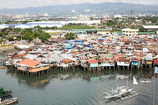 住宅区,水上,宿务市,菲律宾