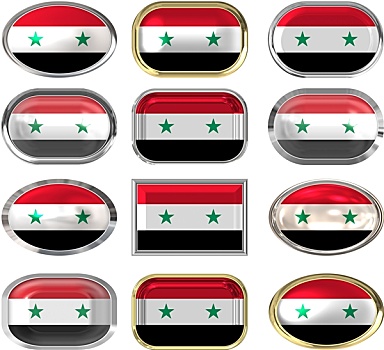 扣,旗帜,叙利亚
