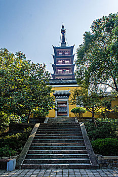 苏州光福古镇铜观音寺风光