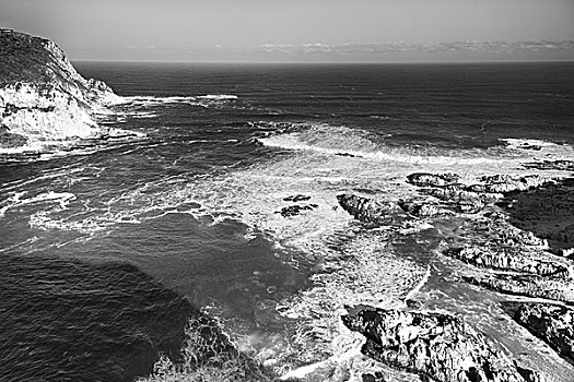 模糊,南非,天空,海洋,自然保护区,自然,石头