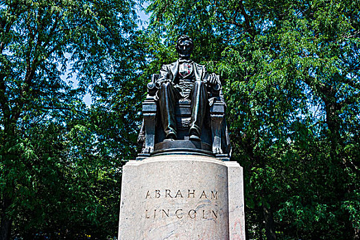林肯纪念堂,市区,芝加哥,纪念公园,伊利诺斯,美国