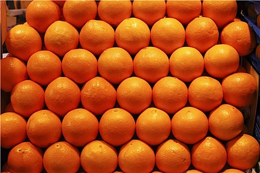 展示,橘子,市场