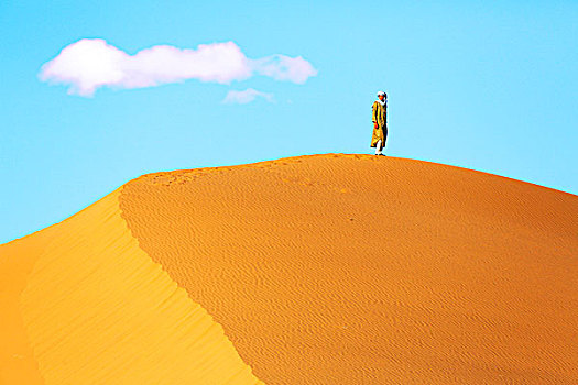 摩洛哥,德拉河谷,沙丘