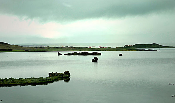 米湖,湖,冰岛,风景
