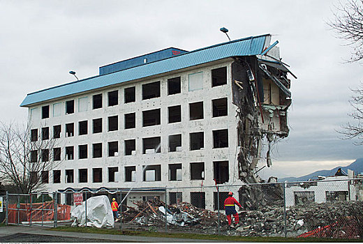 医院,毁坏,温哥华,不列颠哥伦比亚省,加拿大
