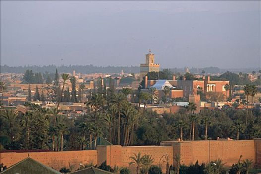摩洛哥,玛拉喀什,壁