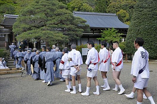 日本,传统服装,神祠,专注,日本节日,节日,日本神道,京都,亚洲