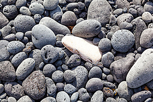 石头,背景,海滩