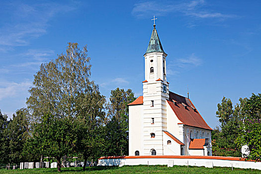 圣三一教堂,斯瓦比亚,巴伐利亚,德国,欧洲