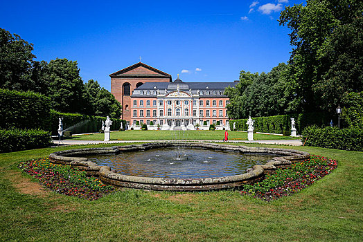 宫殿,宫苑,莱茵兰普法尔茨州,德国,欧洲