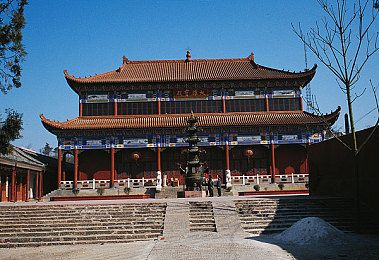 安徽凤阳龙兴寺大雄宝殿_高清图片_全景视觉