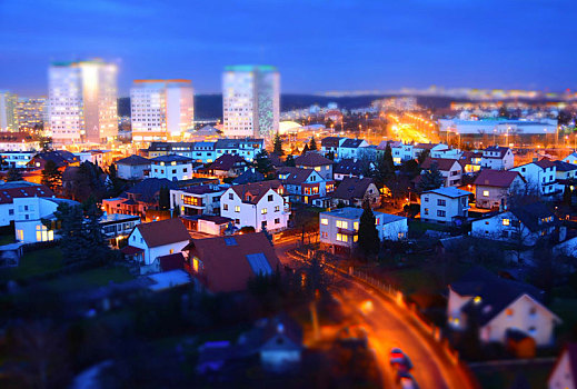 夜晚,城市