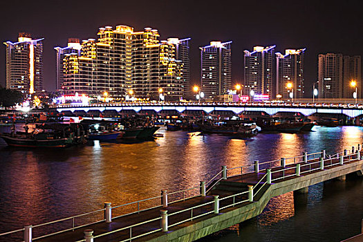 三亚城市夜景