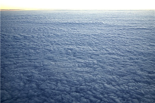蓝色,云,航拍,飞机,陆地,绵羊