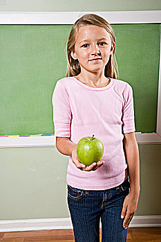 学生,苹果,教师