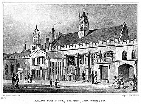 旅店,小教堂,图书馆,伦敦,19世纪