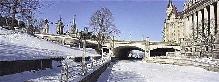 里多运河,渥太华,安大略省,加拿大