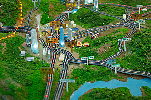 高速铁路规划图模型