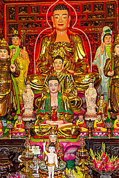 佛像,庙宇,墓地,永隆,越南,印度支那,东南亚,东方,亚洲