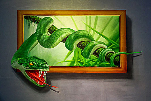 3D,画展,立体画,绘画,展览