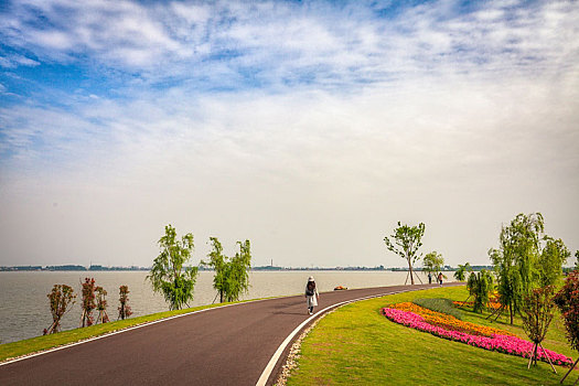 宜昌枝江金湖美景