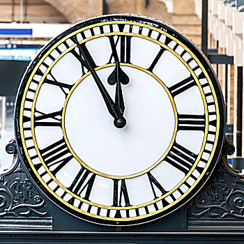 火车站,钟表,展示,车站,伦敦,英国,欧洲