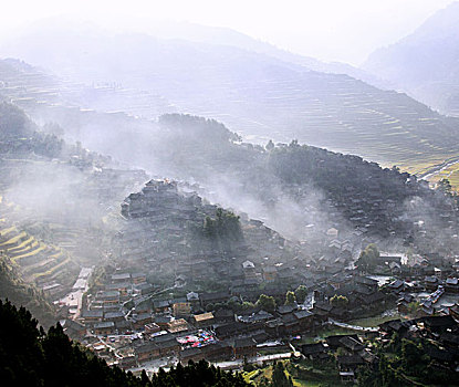 贵州雷山县西江千户苗寨