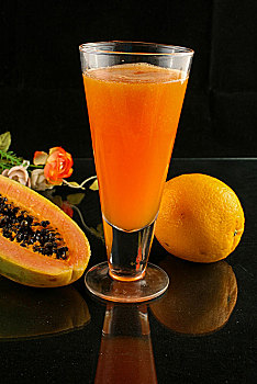 木瓜橙汁