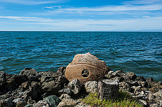 石头,钱,岛屿,雅浦岛,密克罗尼西亚