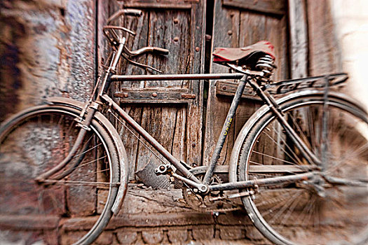 自行车,入口,拉贾斯坦邦,印度