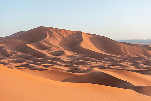 沙丘,沙漠,风景,却比沙丘,梅如卡,撒哈拉沙漠,摩洛哥,非洲